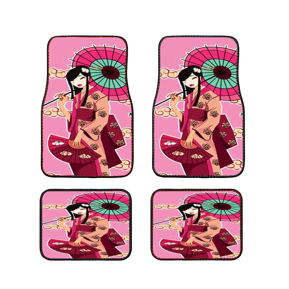 Tokidoki Geisha Car Floor Mats Accessories