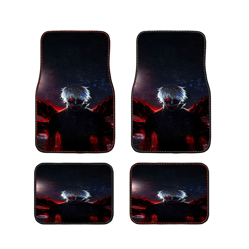 Tokyo Ghoul Black Background Car Floor Mats Accessories