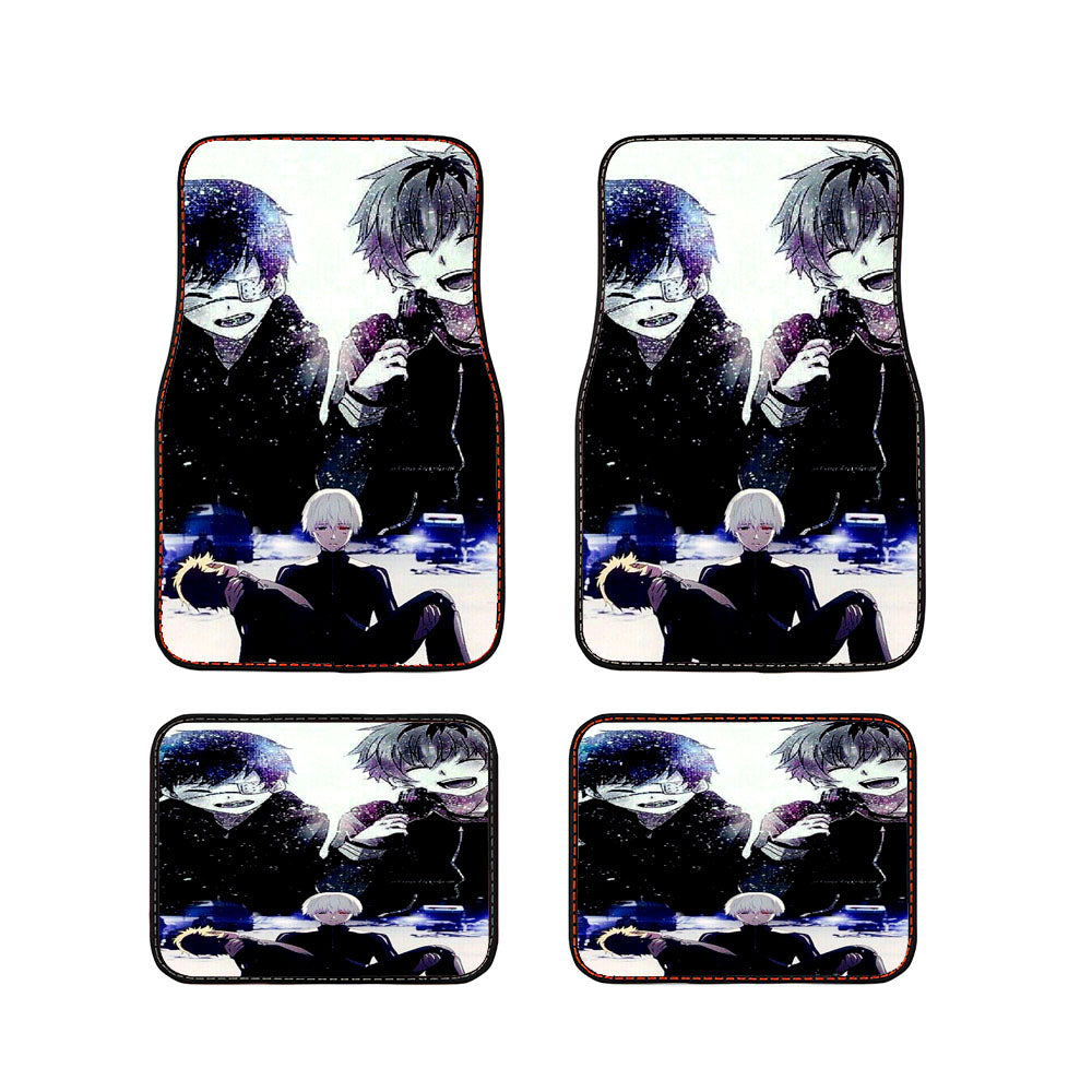 Tokyo Ghoul Kaneki And Hide Sprinkles Car Floor Mats Accessories