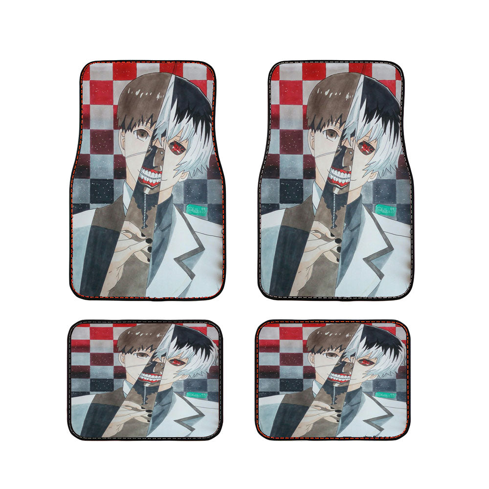 Tokyo Ghoul Ken Kaneki Haise Sasaki Car Floor Mats Accessories