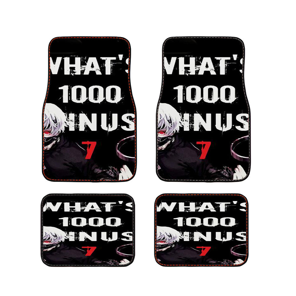 Tokyo Ghoul What'S 1000 Minus 7 Car Floor Mats Accessories