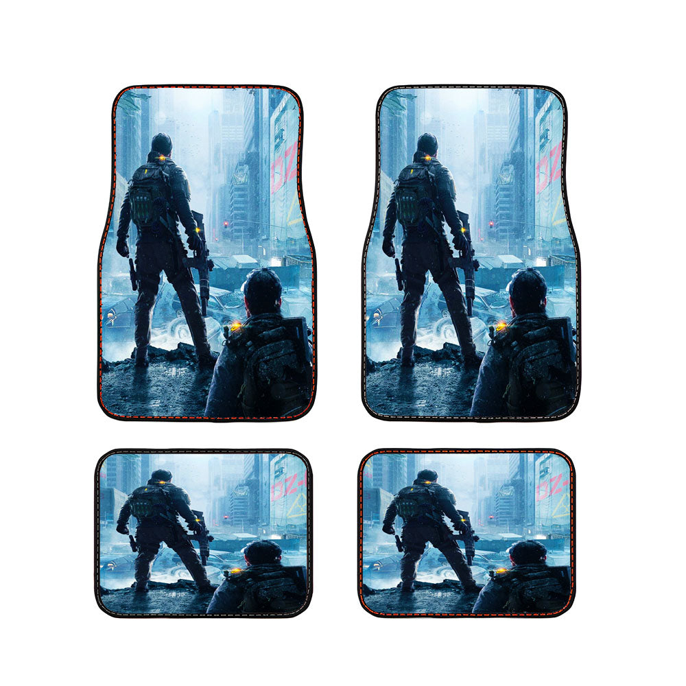 Tom Clancy'S The Division Oversee Car Floor Mats Accessories