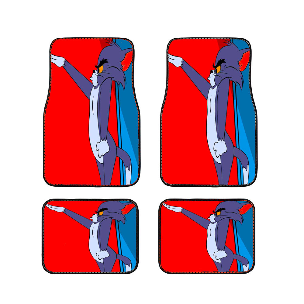 Tom Red Blue Car Floor Mats Accessories