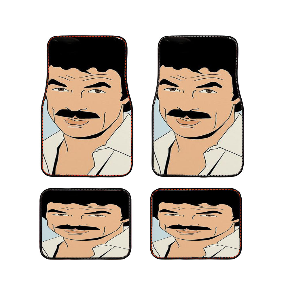 Tom Selleck Minimalist Colour Car Floor Mats Accessories