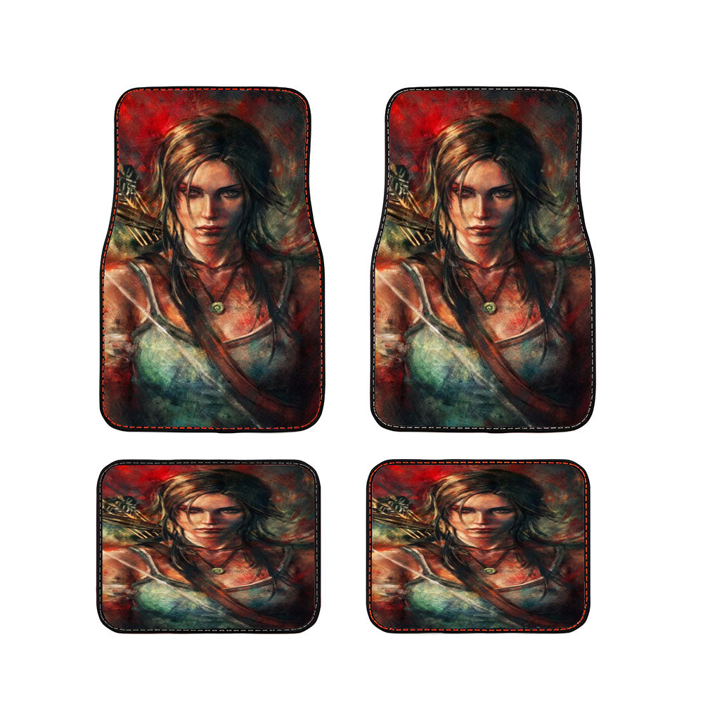 Tomb Raider Lara Croft Car Floor Mats Accessories