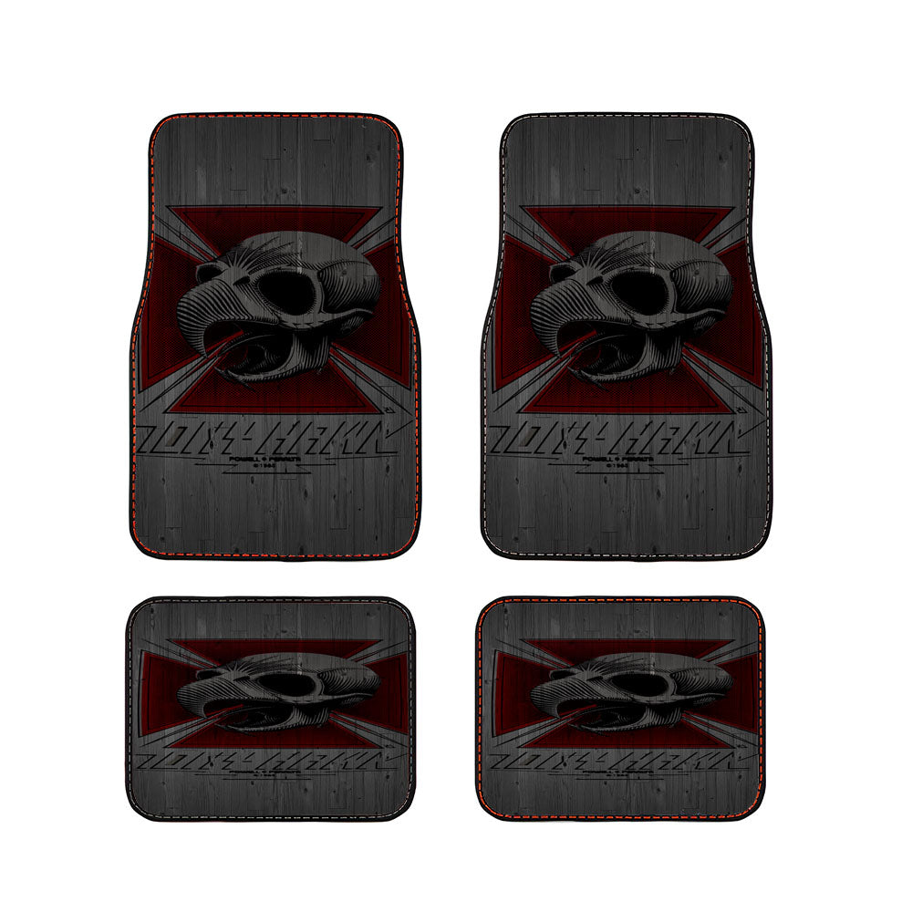 Tony Hawk Skateboard Skull Garden Logo Car Floor Mats Accessories
