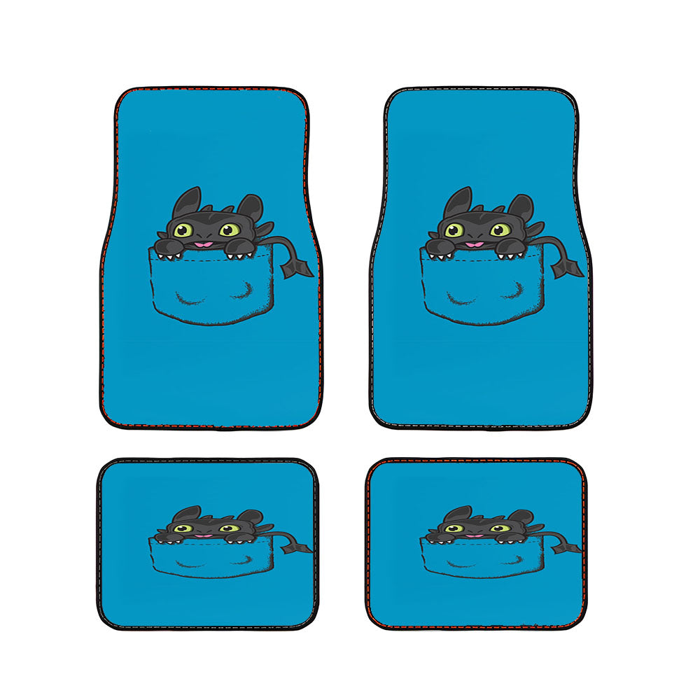 Toothless Cute Car Floor Mats Accessories