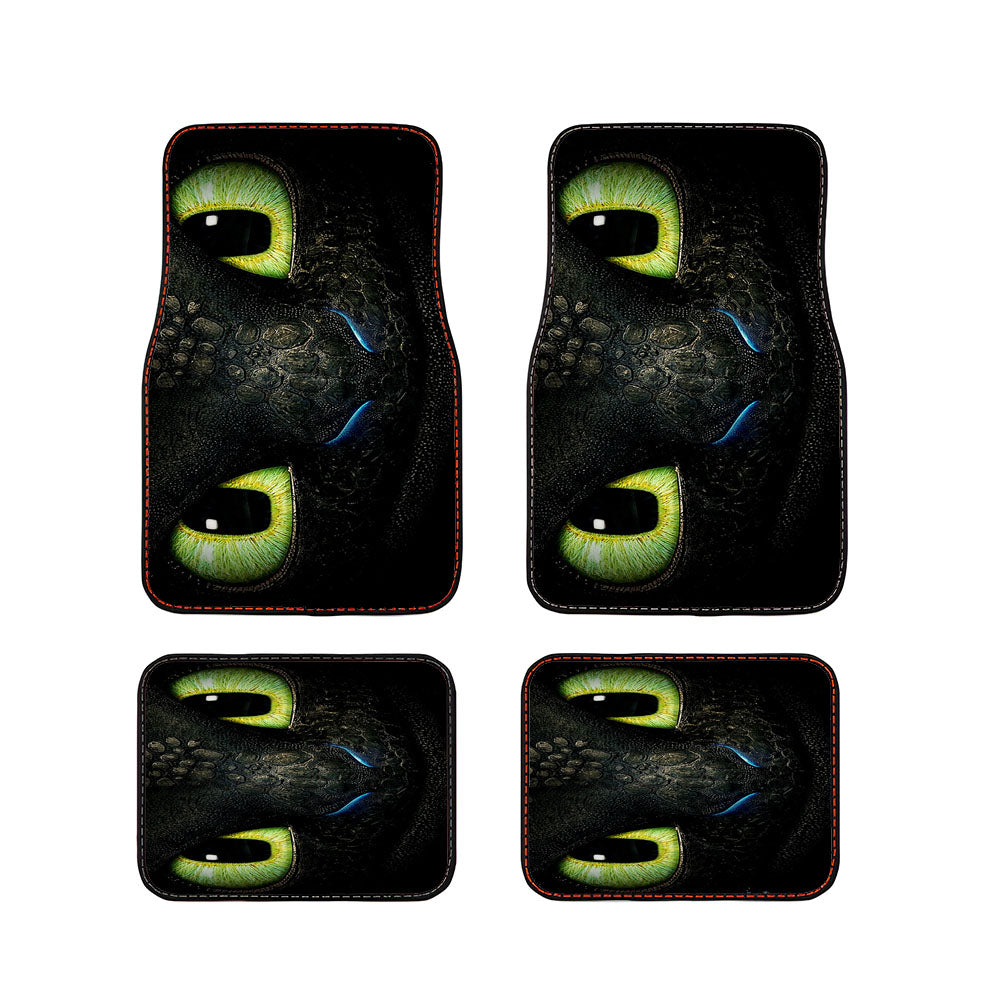 Toothless Eyes Design Car Floor Mats Accessories