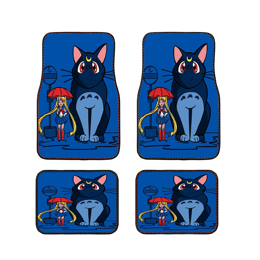 Totoro Bus Stop Sailor Moon Car Floor Mats Accessories