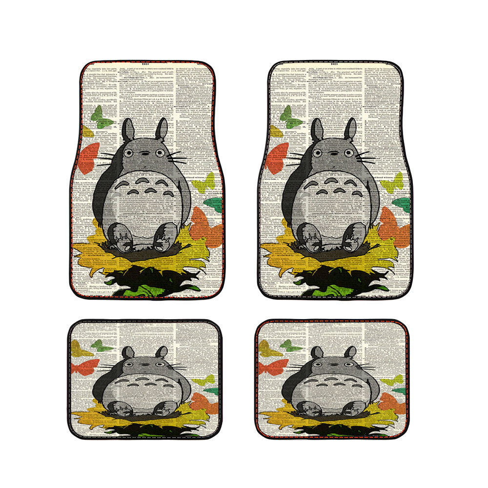 Totoro In The Garden Collage Studio Ghibli Car Floor Mats Accessories