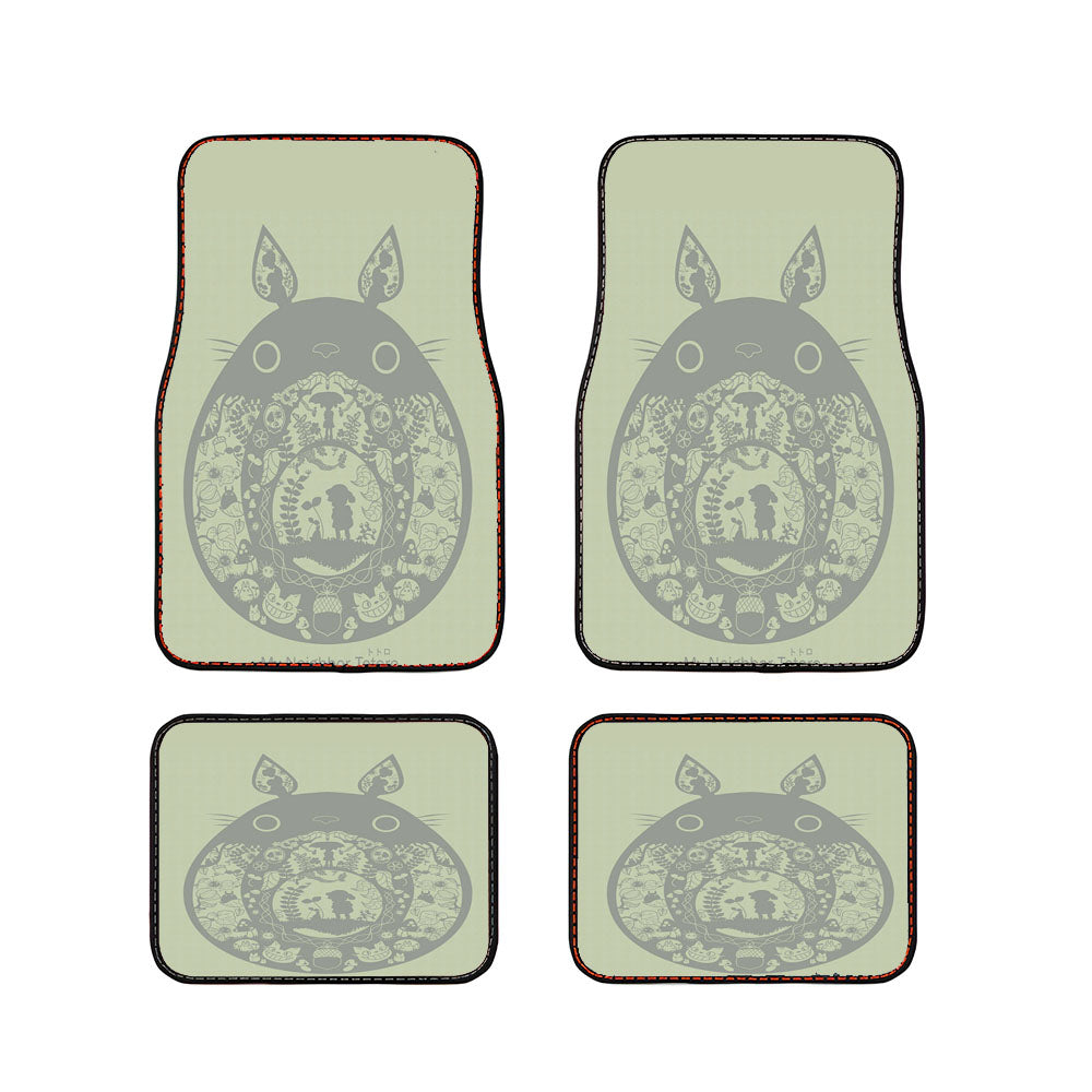 Totoro Pattern Arts Car Floor Mats Accessories