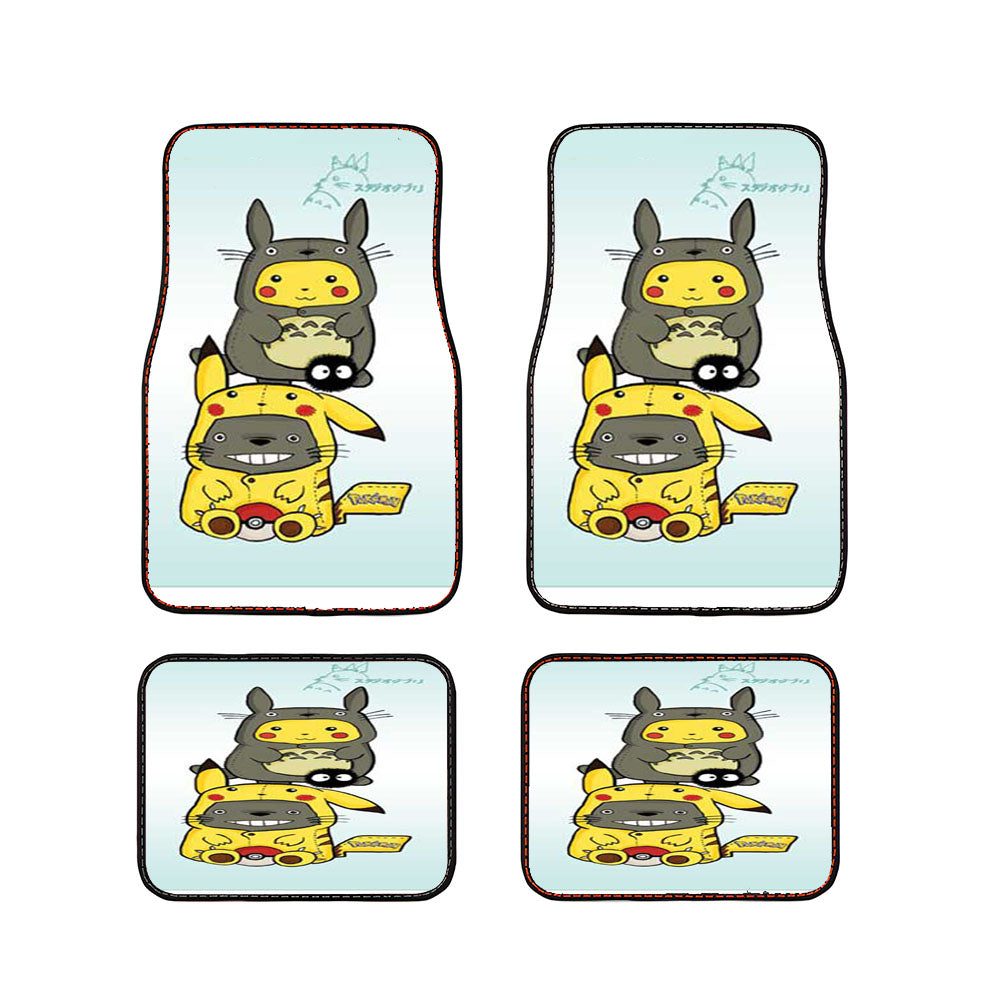 Totoro Pikachu Car Floor Mats Accessories