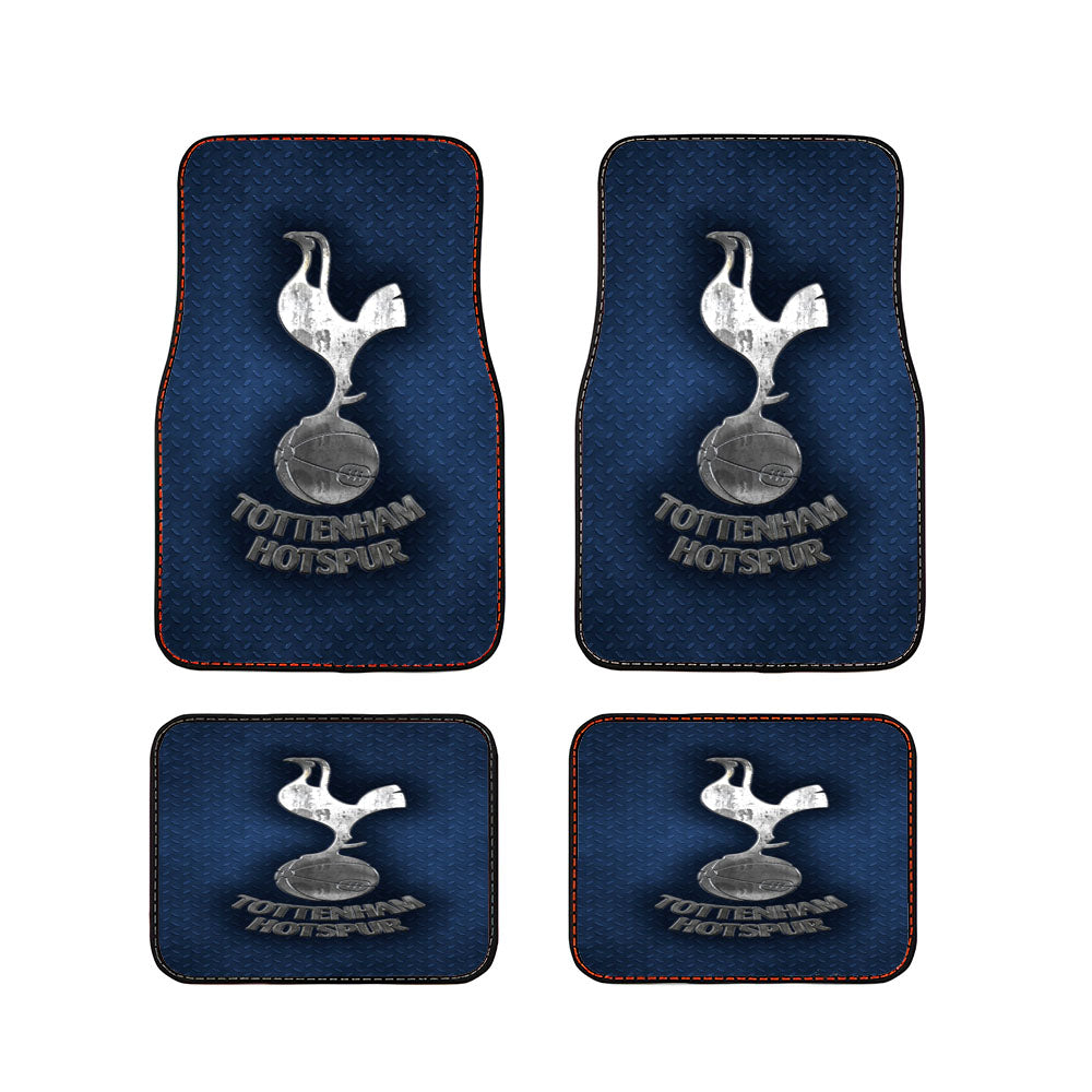 Tottenham Hotspur F.C Metal Carbon Fiber Logo Car Floor Mats Accessories