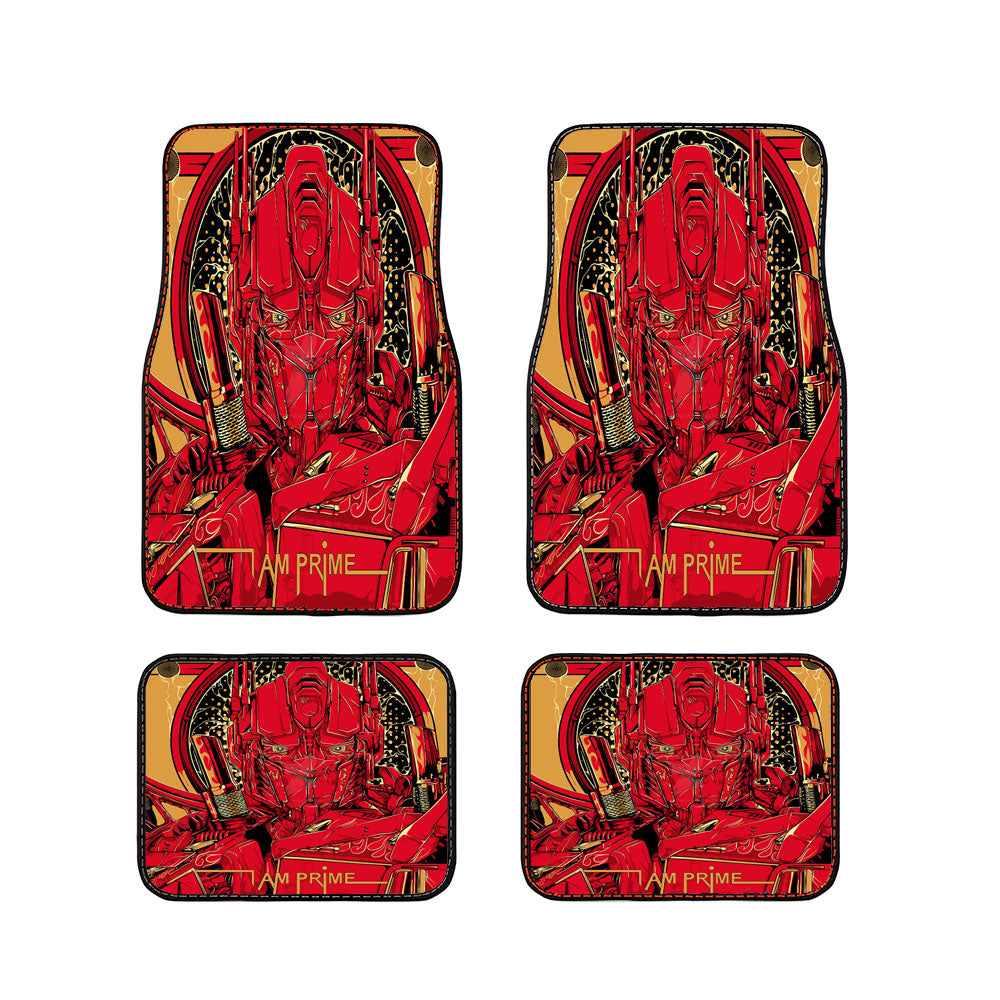 Transformers I Am Prime Car Floor Mats Accessories