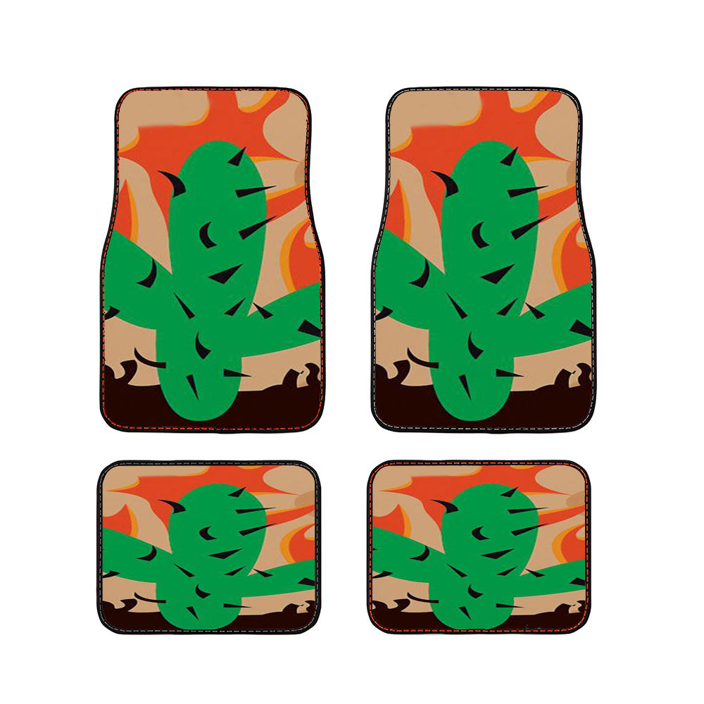 Travis Scott Cactus La Flame Car Floor Mats Accessories
