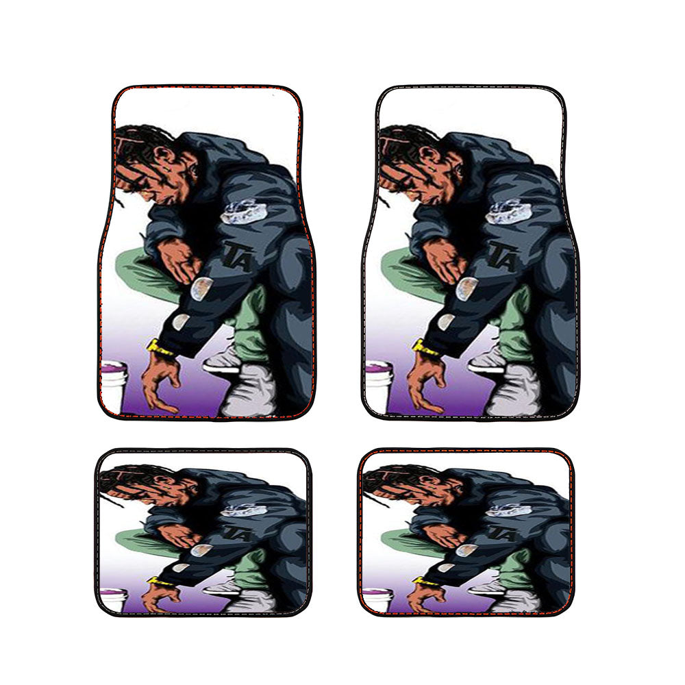 Travis Scott Drugs Car Floor Mats Accessories