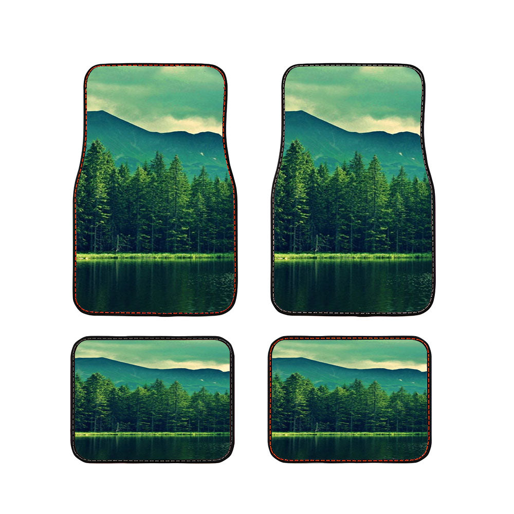 Tree And Mountain Car Floor Mats Accessories