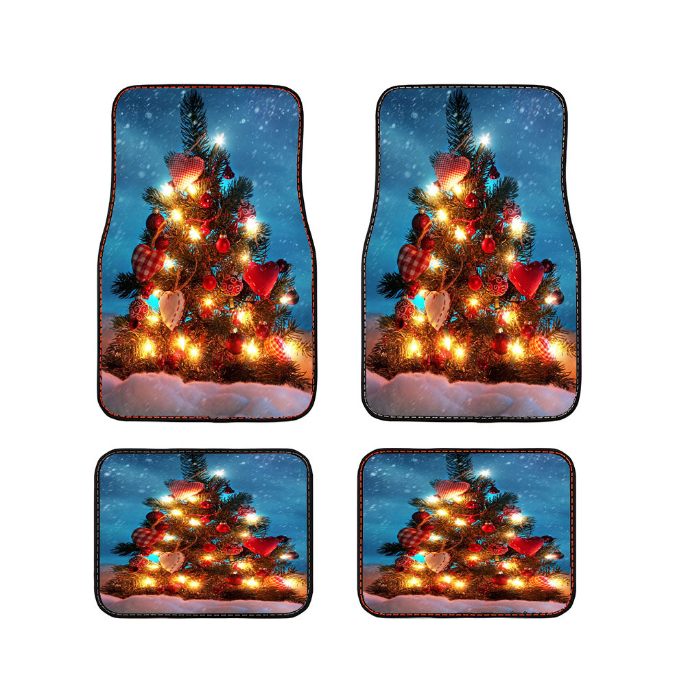 Tree Lamp Christmas Car Floor Mats Accessories