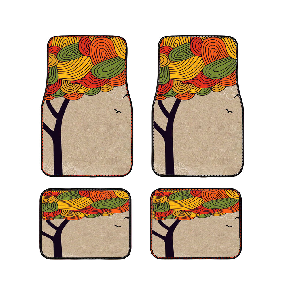 Tree Love Colorful Car Floor Mats Accessories