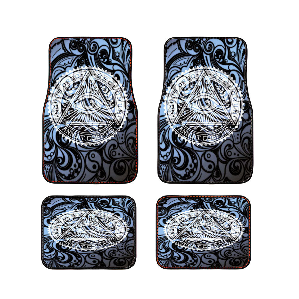 Triangel Eye Tribal Car Floor Mats Accessories