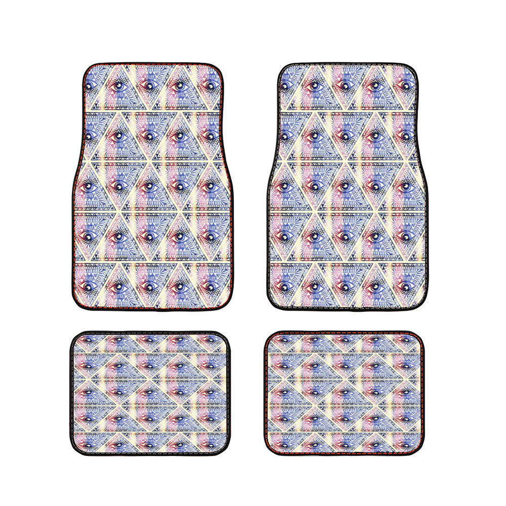 Triangle Eye Geometric Car Floor Mats Accessories