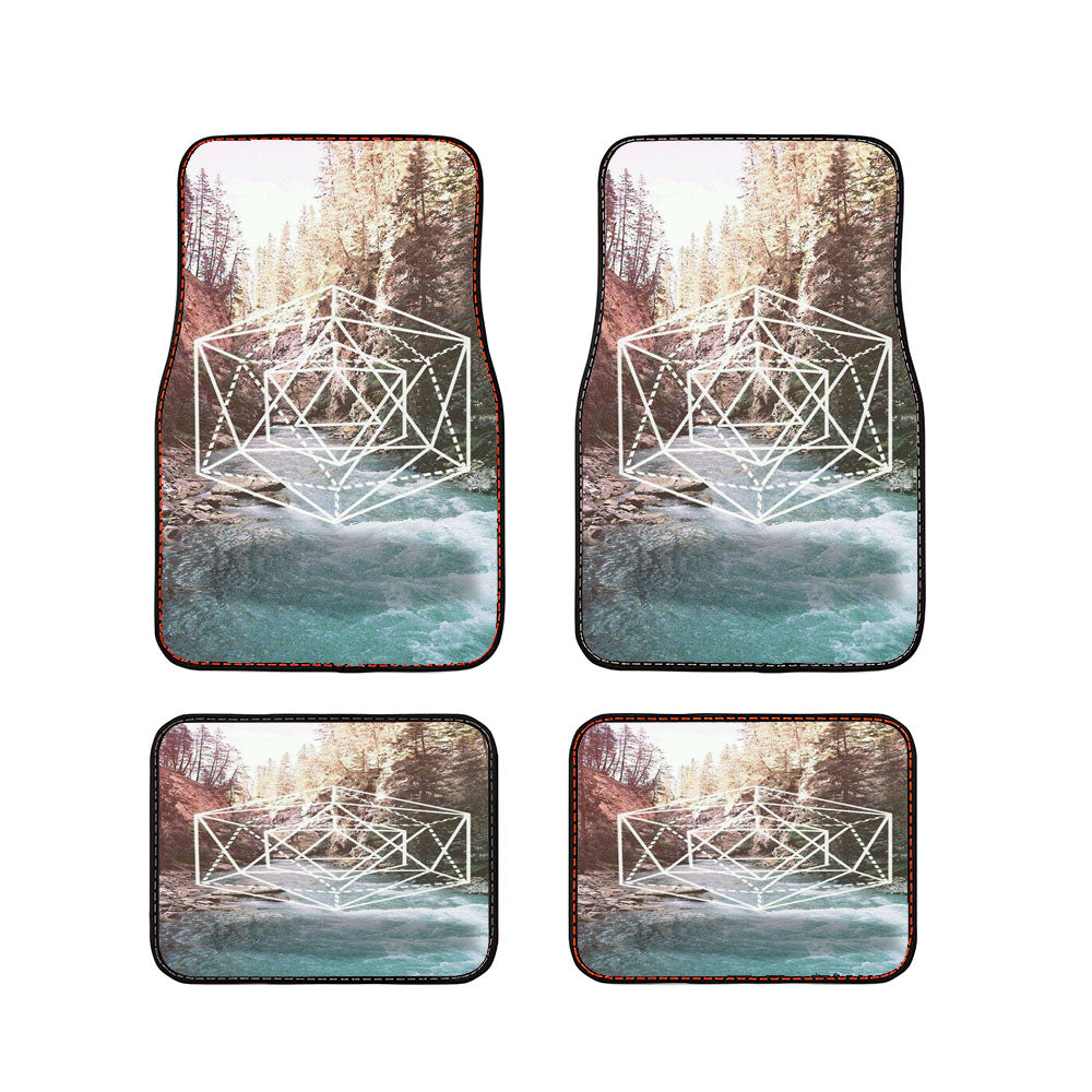 Triangle Galaxy Car Floor Mats Accessories