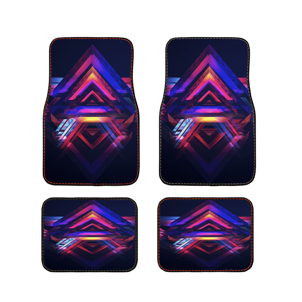 Triangle Potrait Hipster Galaxy Car Floor Mats Accessories