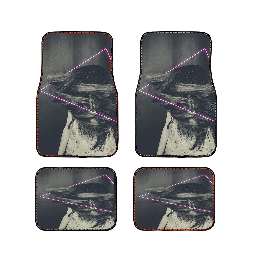 Triangle Women Art Car Floor Mats Accessories