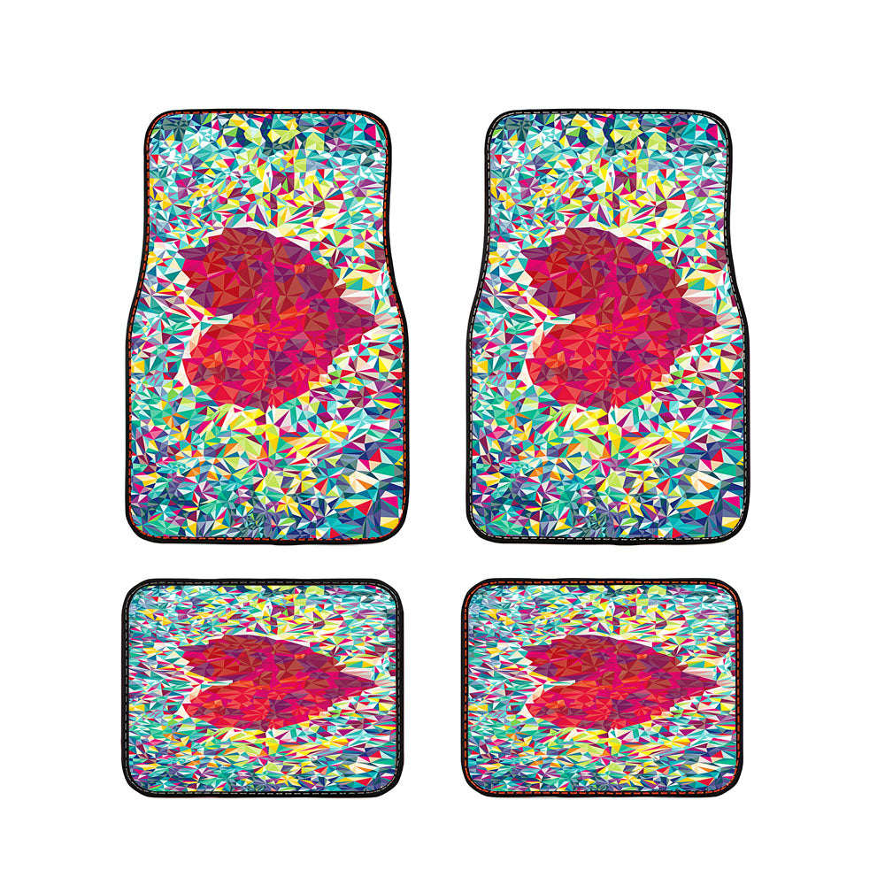 Tribal Love Rainbow Car Floor Mats Accessories