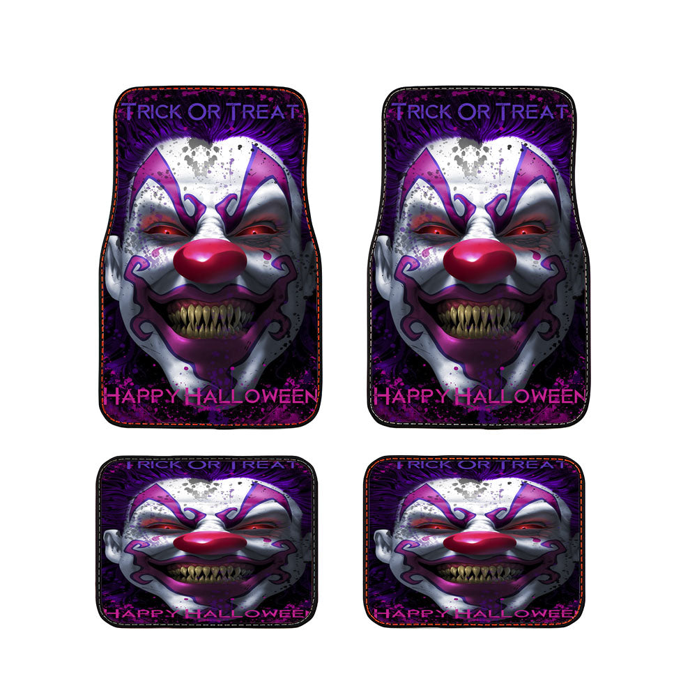 Trick Or Treat Happy Halloween Joker Car Floor Mats Accessories