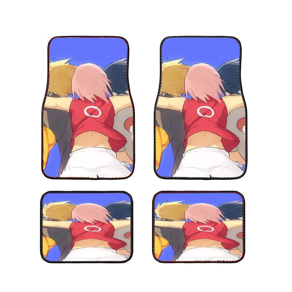 Trio Of Naruto Car Floor Mats Accessories