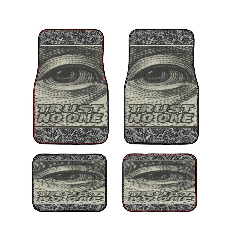 Trust No One Car Floor Mats Accessories
