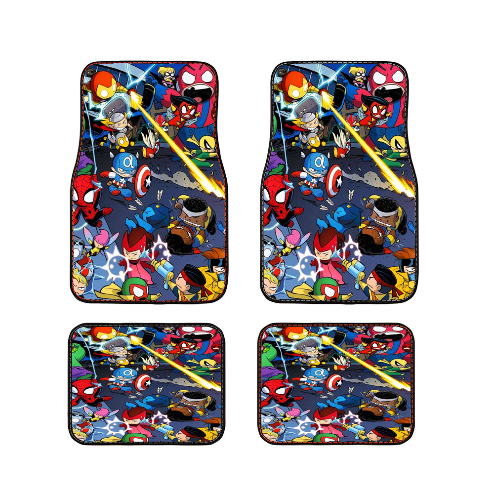 Tsum Tsum Marvel War Car Floor Mats Accessories