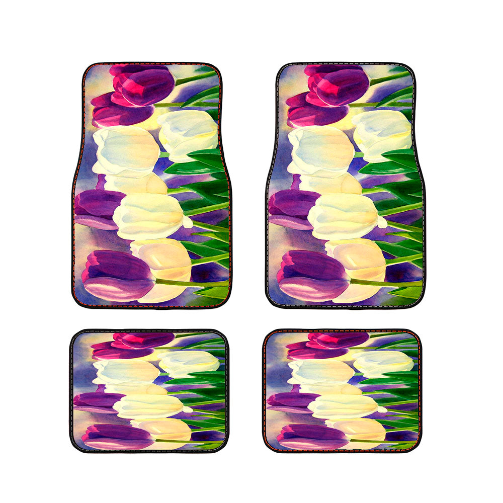 Tulips Car Floor Mats Accessories