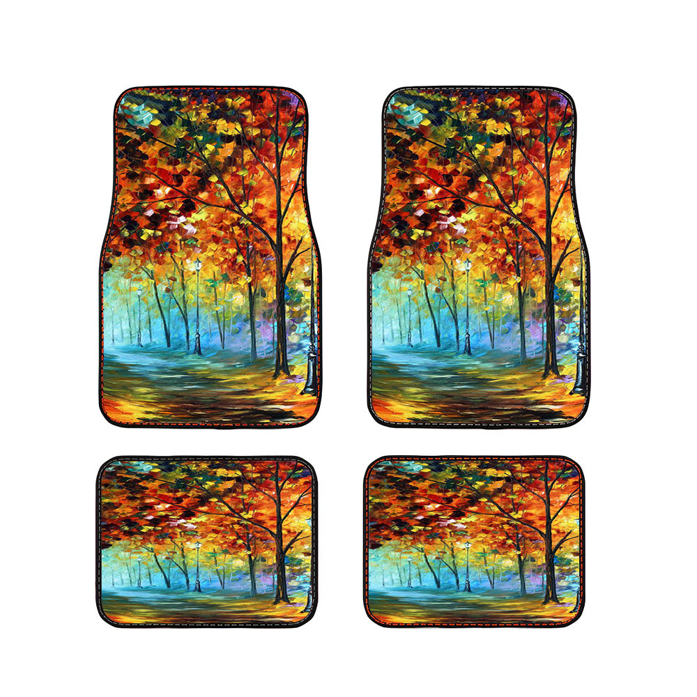 Tunnels Tree Painting Car Floor Mats Accessories