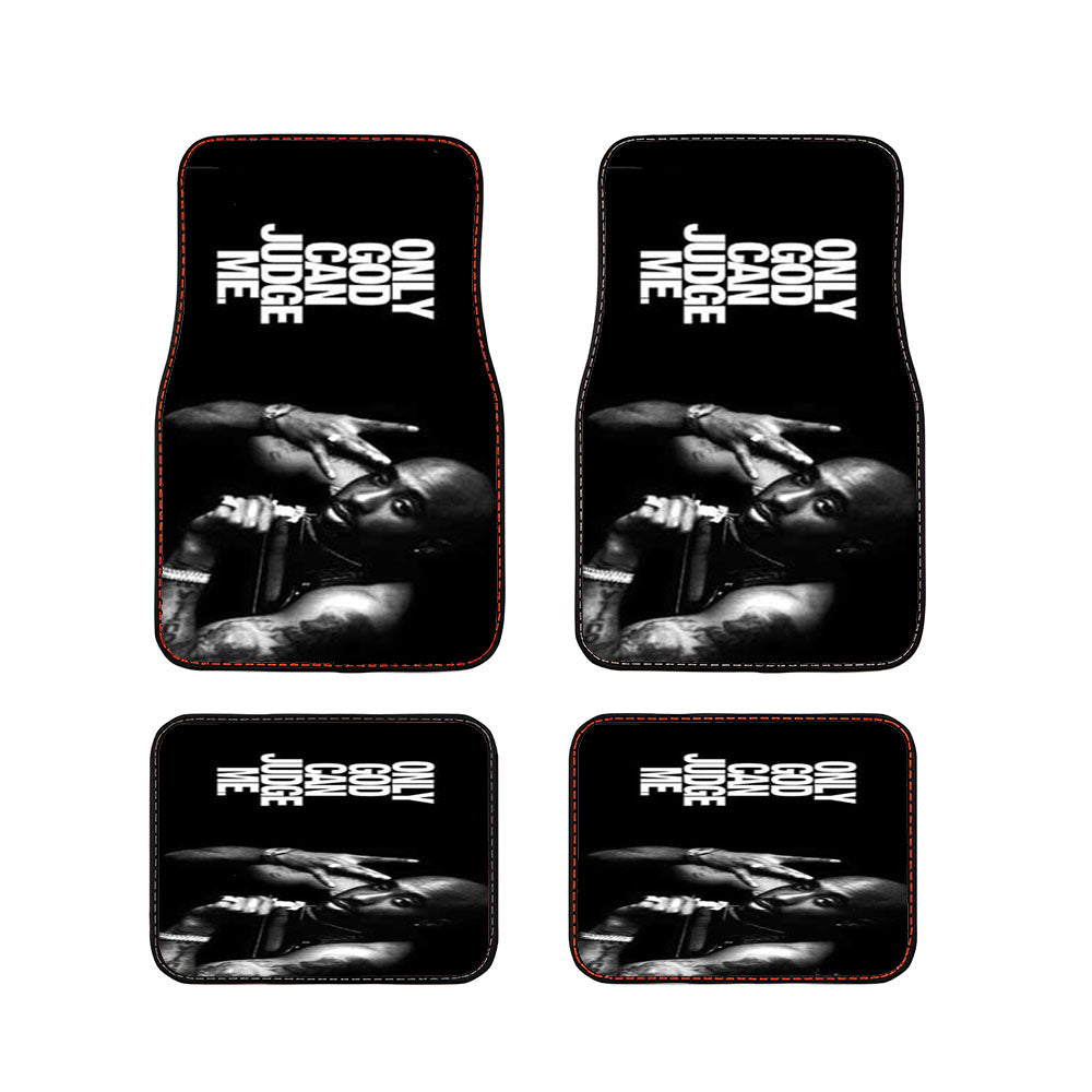 Tupac Only God Car Floor Mats Accessories