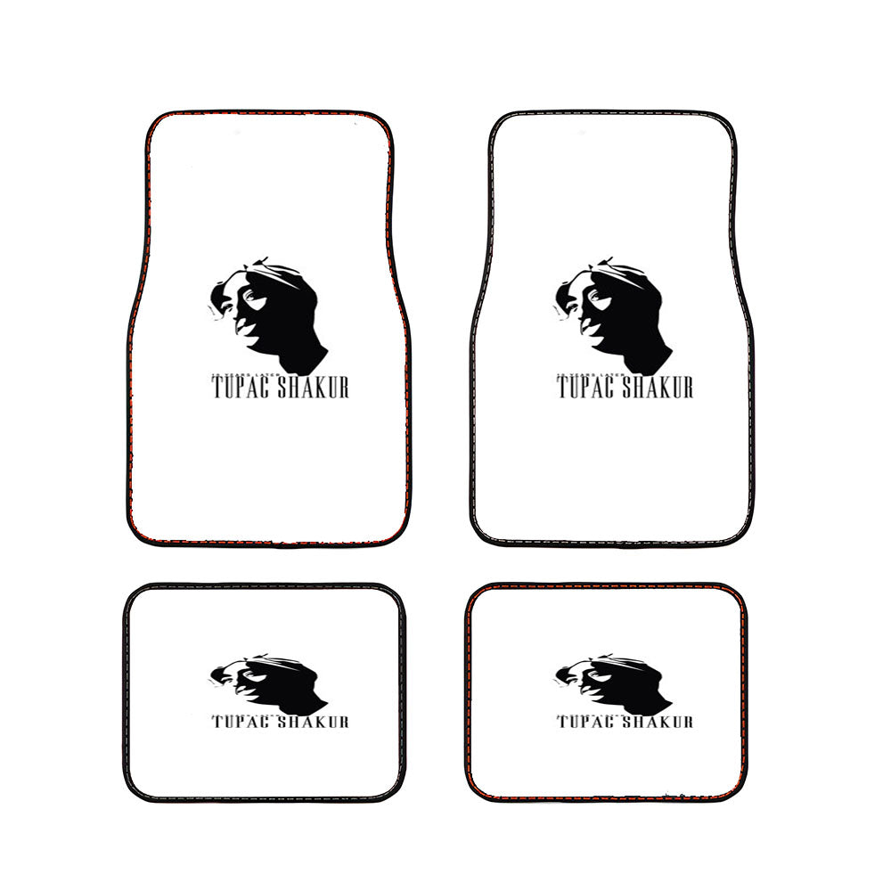 Tupac Shakur Vector Car Floor Mats Accessories