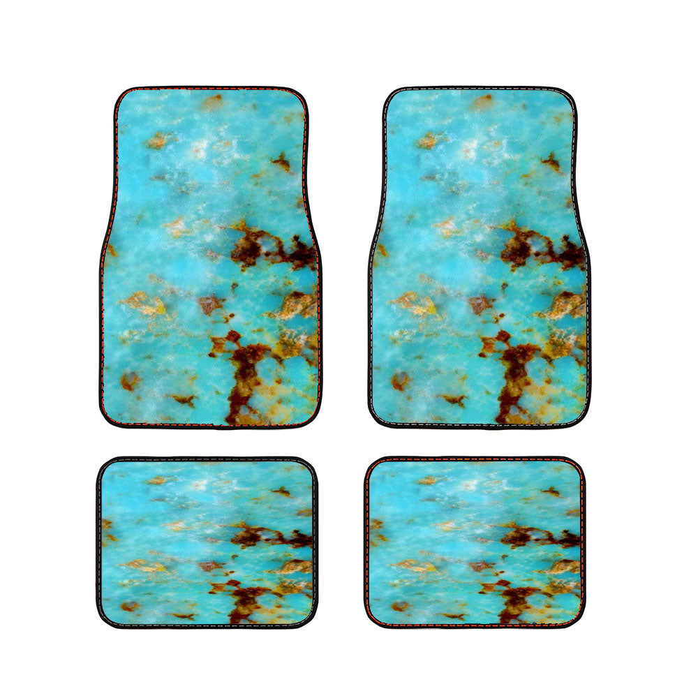 Turquoise Car Floor Mats Accessories