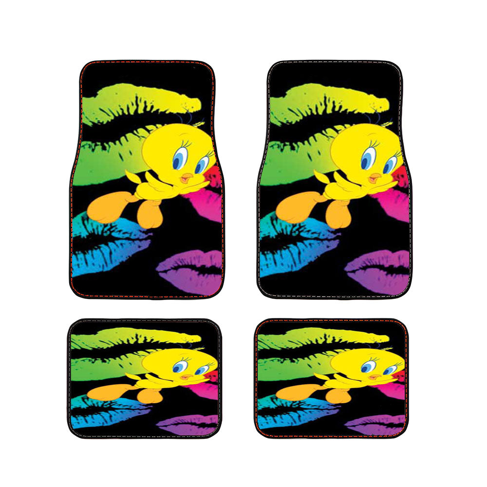 Tweety Big Kisses Car Floor Mats Accessories