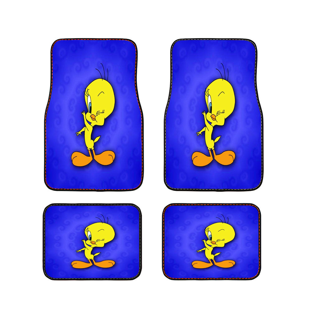 Tweety Bird Blue Car Floor Mats Accessories