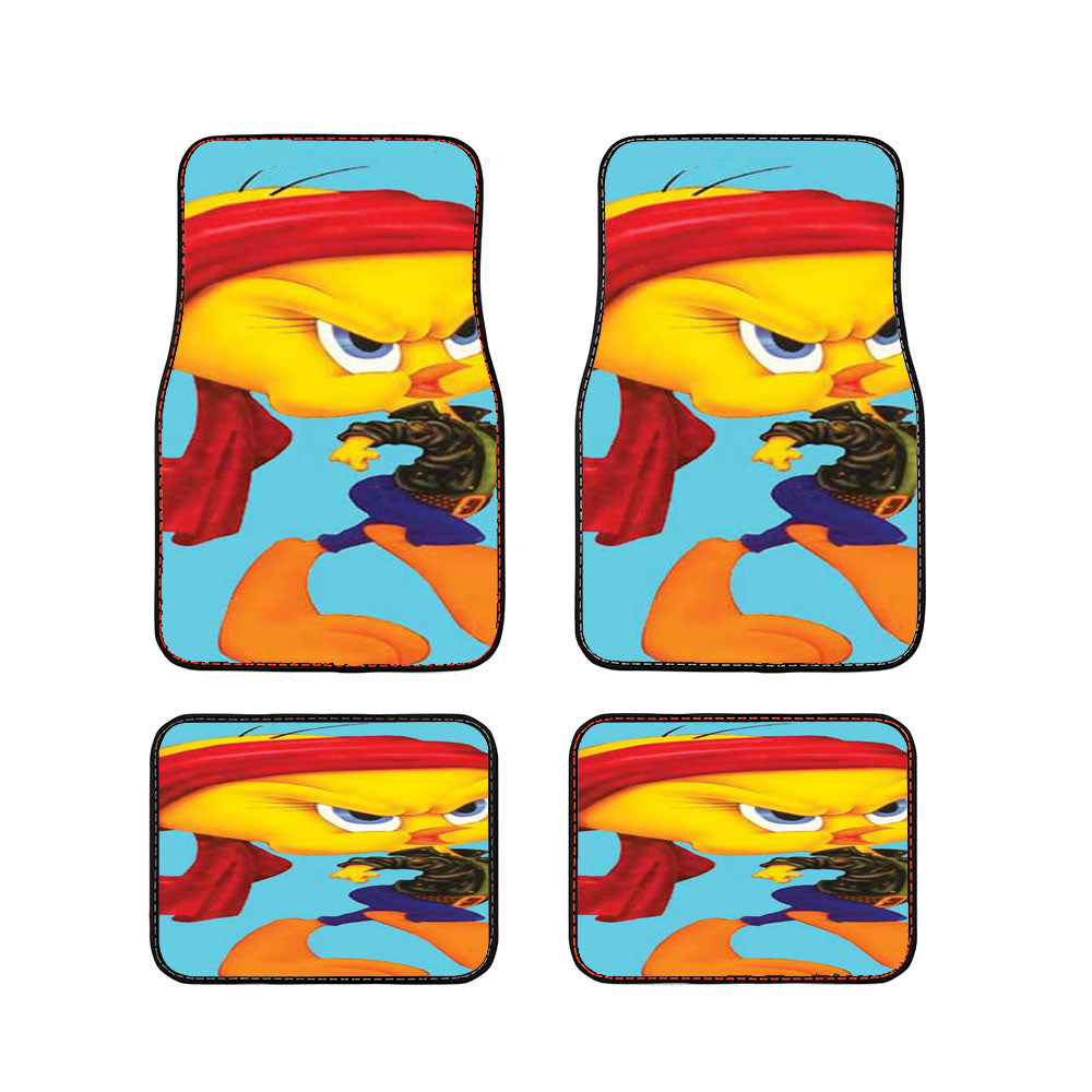 Tweety Ninja Headband Car Floor Mats Accessories