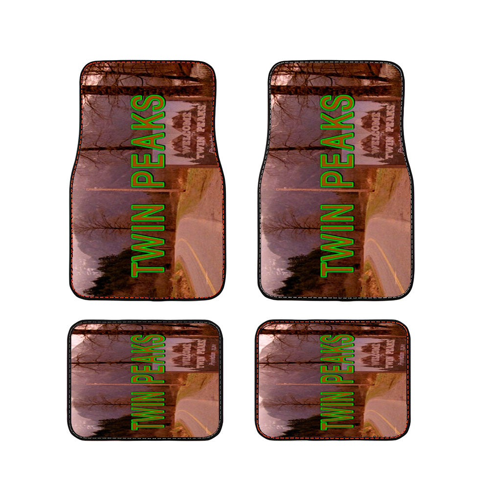 Twin Peaks Rubber To The Road Car Floor Mats Accessories