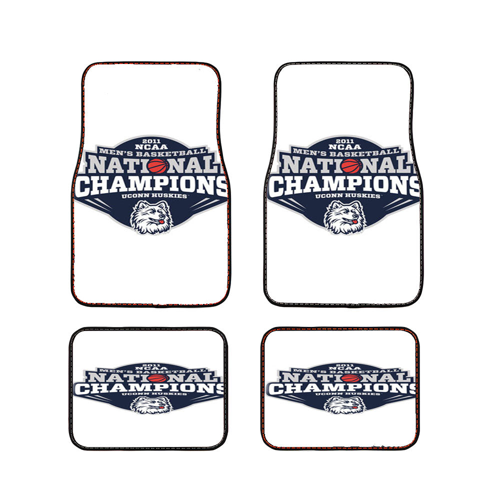 Uconn Huskies National Champions Car Floor Mats Accessories