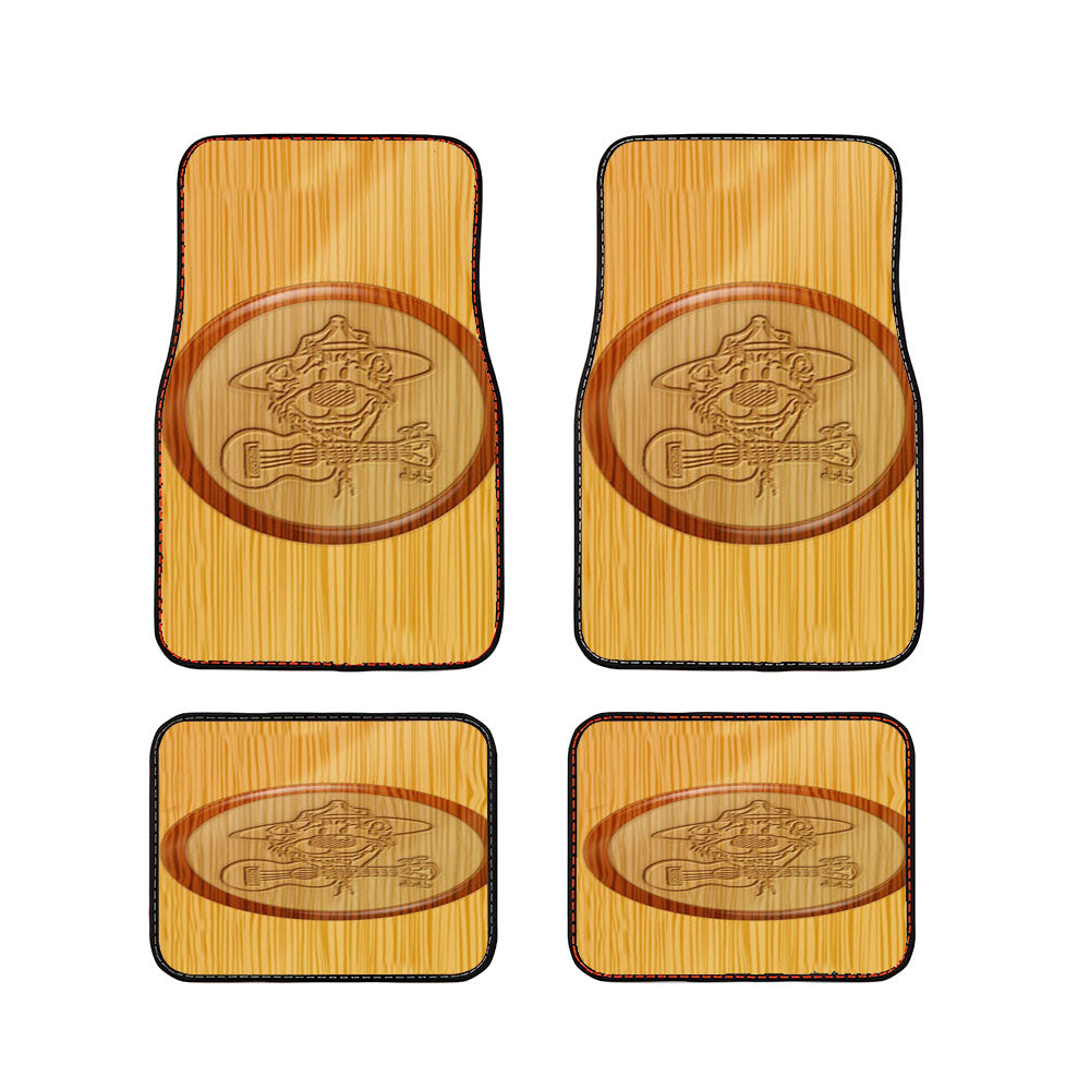 Ukulele Rangers Bear Logo Car Floor Mats Accessories
