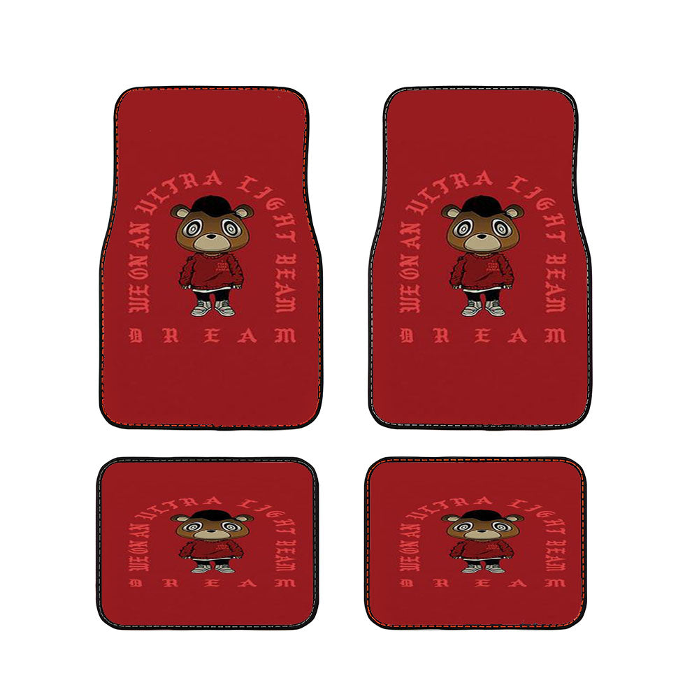 Ultra Light Beam X Yeezy S Bear Car Floor Mats Accessories