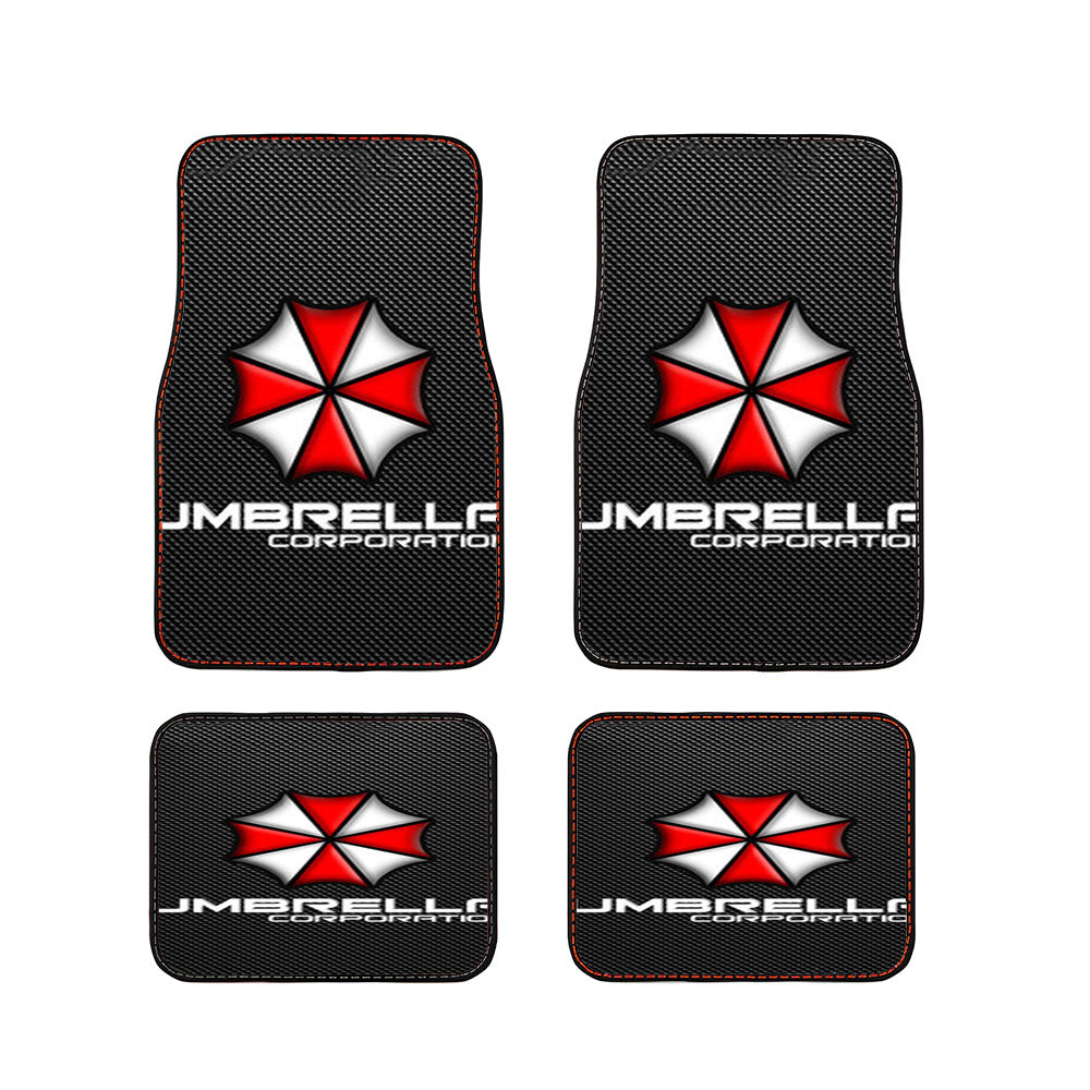 Umbrella Corporation Logo Metal Cover Car Floor Mats Accessories