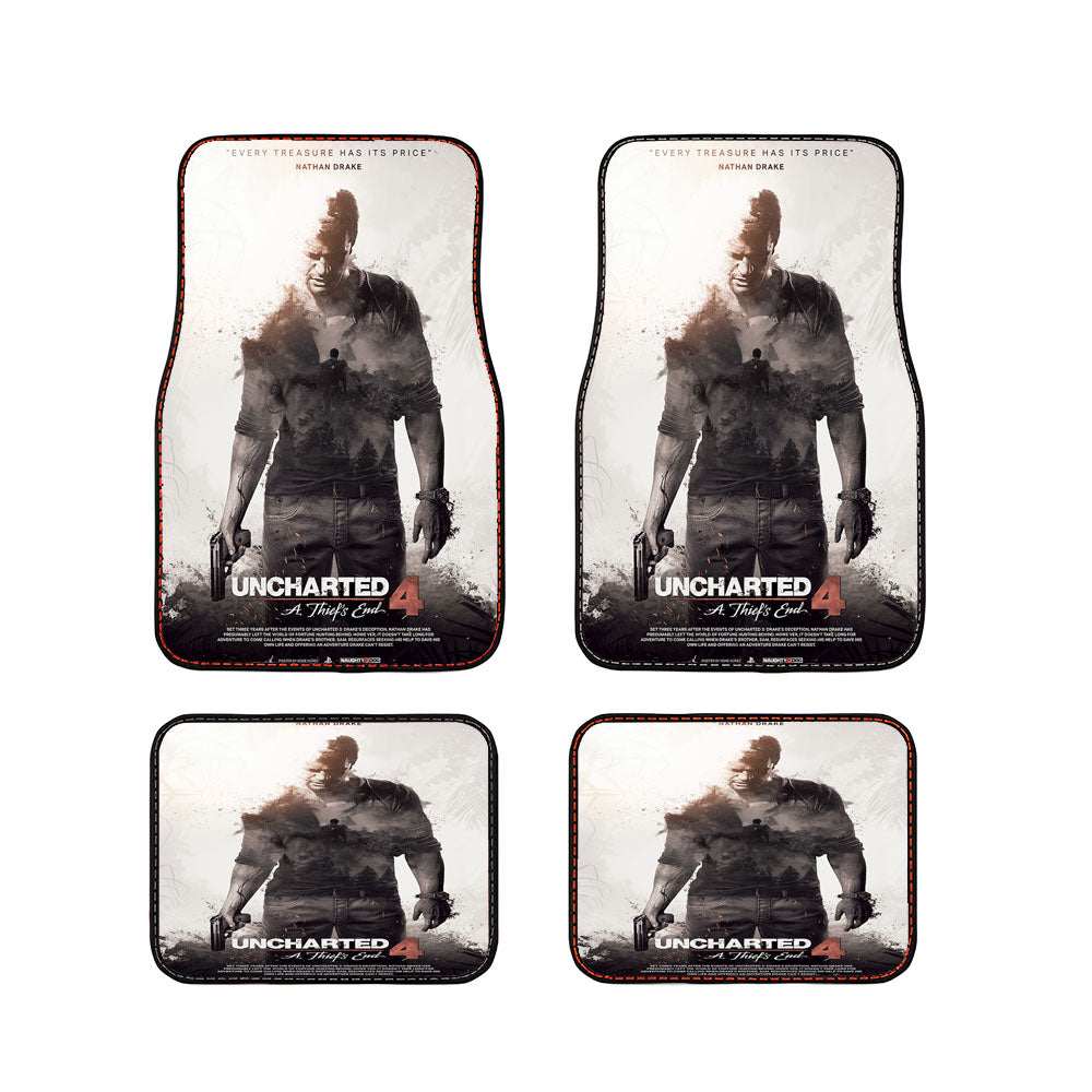 Uncharted 4 Poster Car Floor Mats Accessories