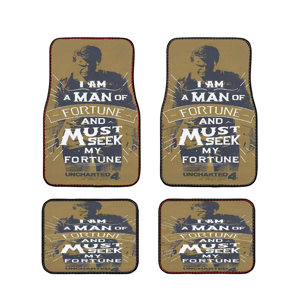 Uncharted Man Of Fortune Car Floor Mats Accessories