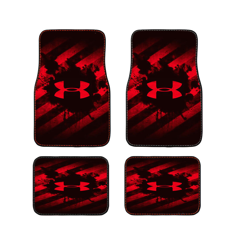 Under Armour Red Car Floor Mats Accessories