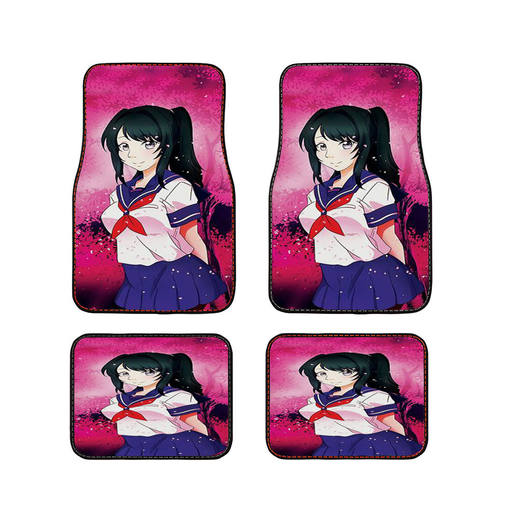Under The Cherry Blossoms Car Floor Mats Accessories